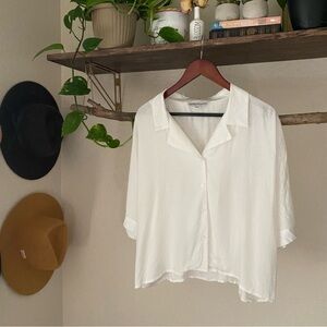 Cupcakes and Cashmere Abra Dot Blouse, Silky Soft Fabric